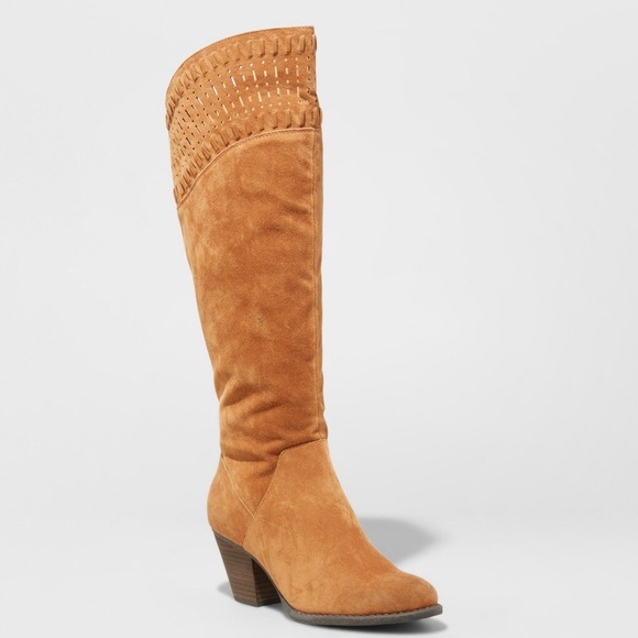 Universal Thread Shoes - RESTOCKED!! NELLIE BOOTS COGNAC